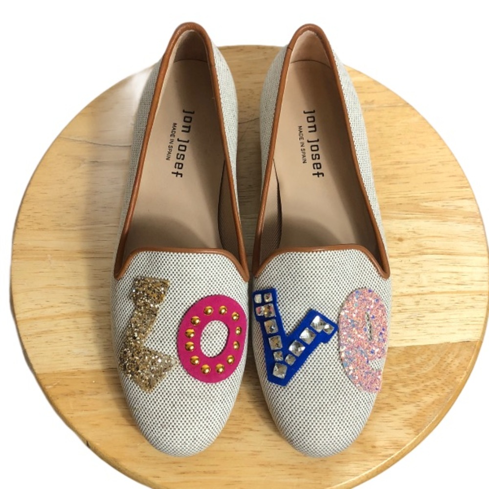 Jon Josef Gatsby Love Flats Size 8 - Picture 2 of 7